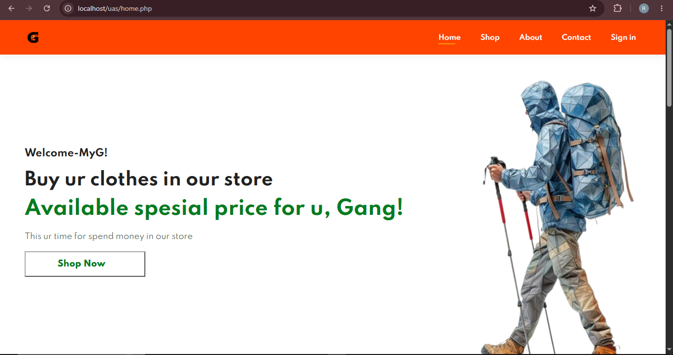 E-Commerce Platform Homepage